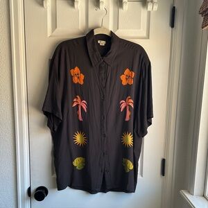 Billabong Tropical Black Short Sleeve Shirt